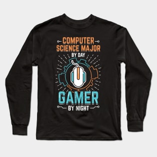 Computer Science Major Computer Scientist Gamer Long Sleeve T-Shirt